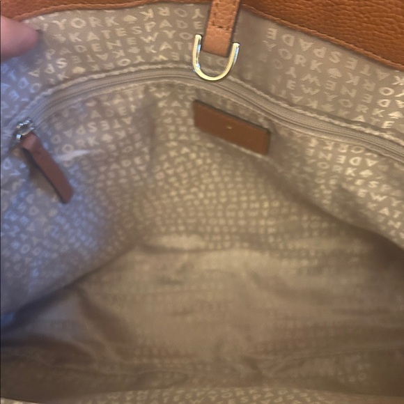 Kate Spade ♠️ Larchmont Avenue Evangelie Large Leather Tote Bag - Picture 14 of 16